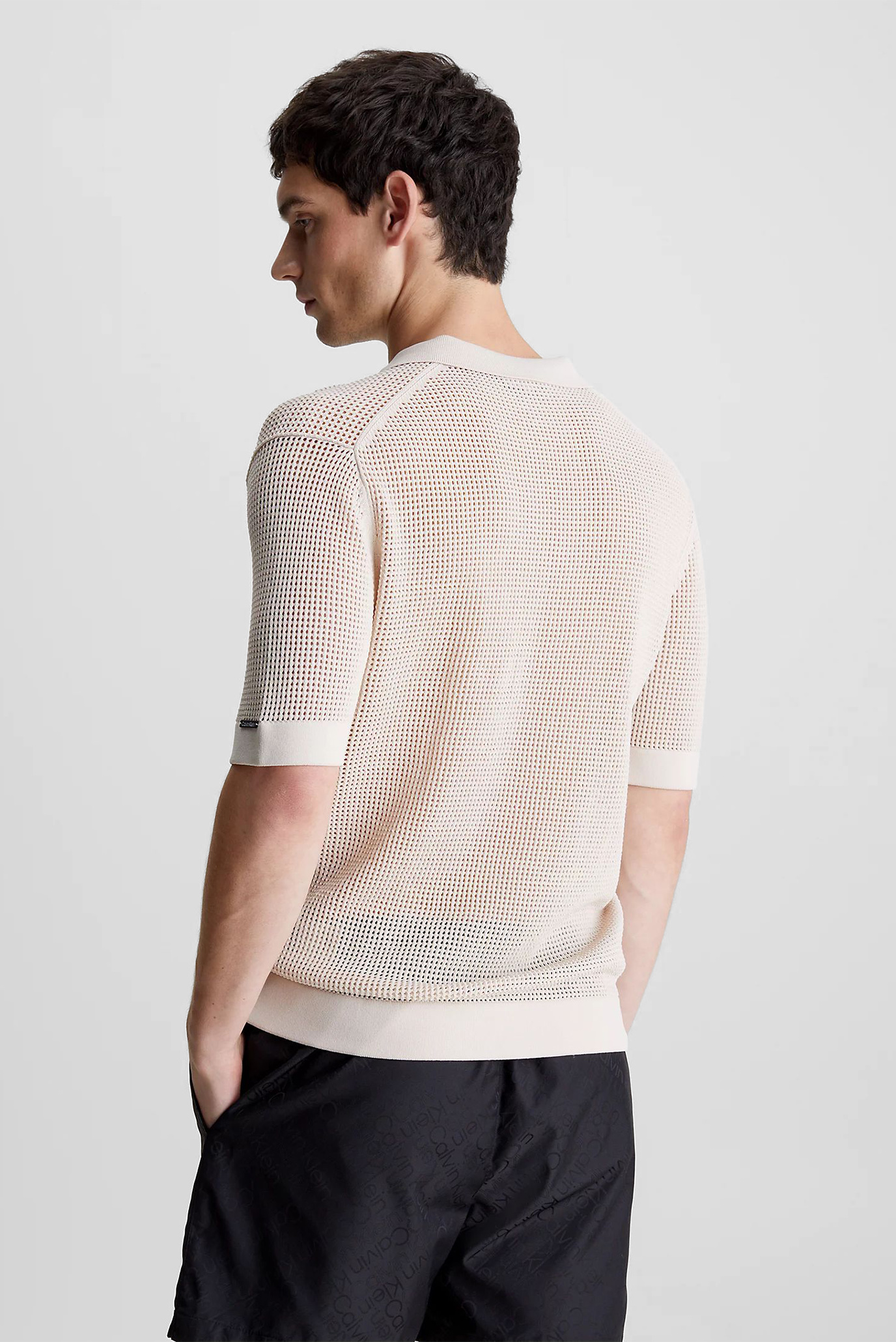 Поло OPEN KNIT POLO 3
