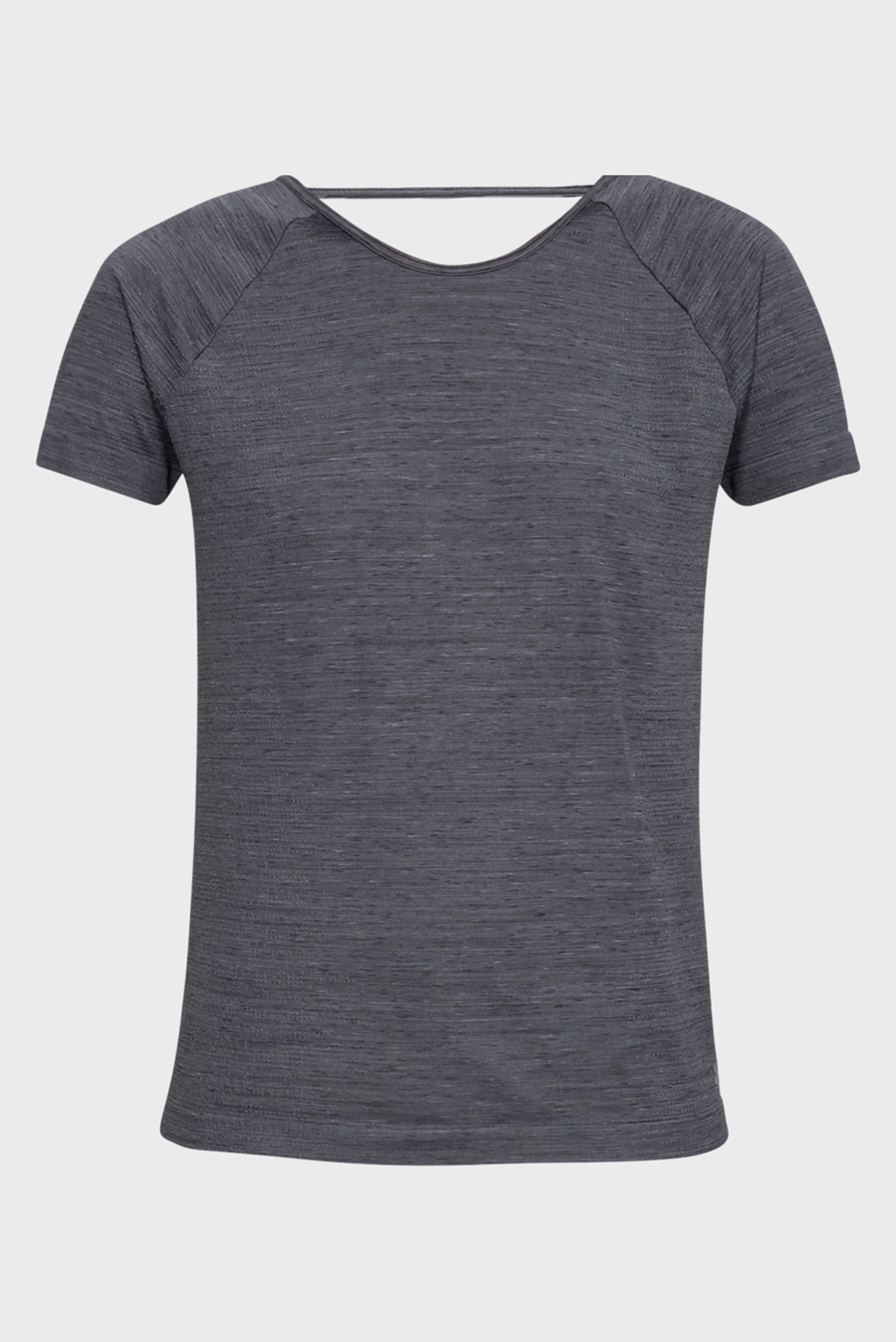 Женская черная футболка TB Seamless Spacedye SS 9