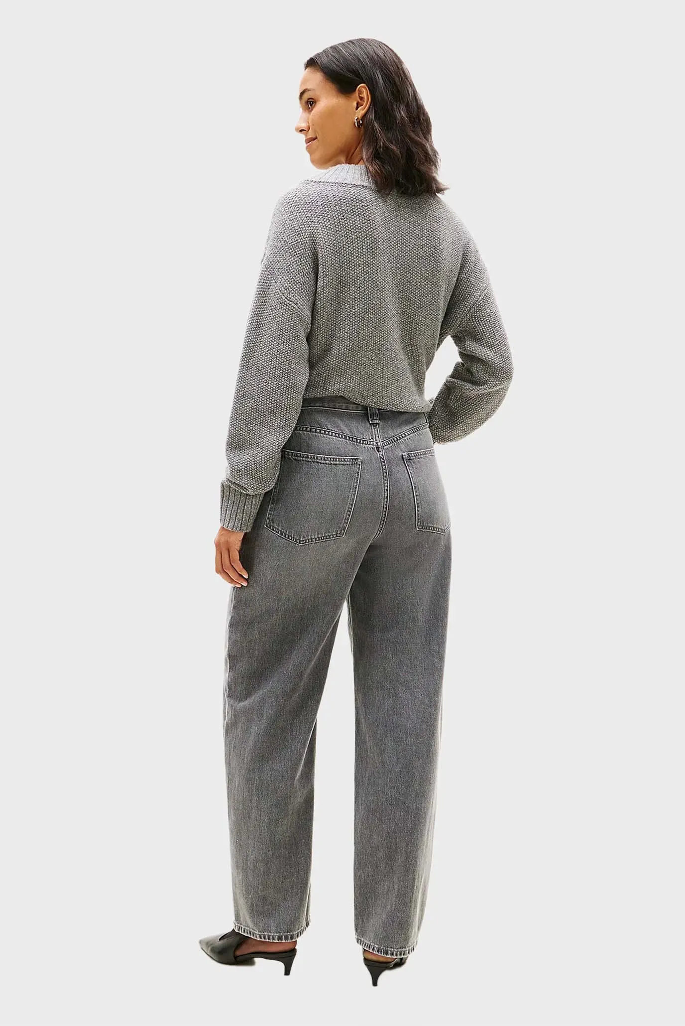 Джинсы DNM GREY BARREL RW 3