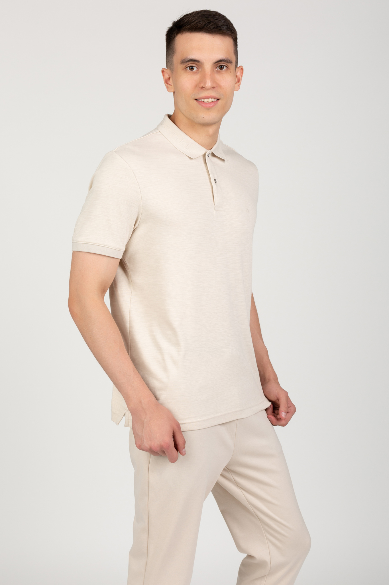 Поло SUPIMA SLUB LOGO COLLAR POLO Calvin Klein Поло SUPIMA SLUB LOGO COLLAR POLO 2