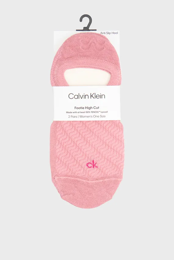 Следы CK WOMEN FOOTIE HC 2P STRUCTUR Calvin Klein