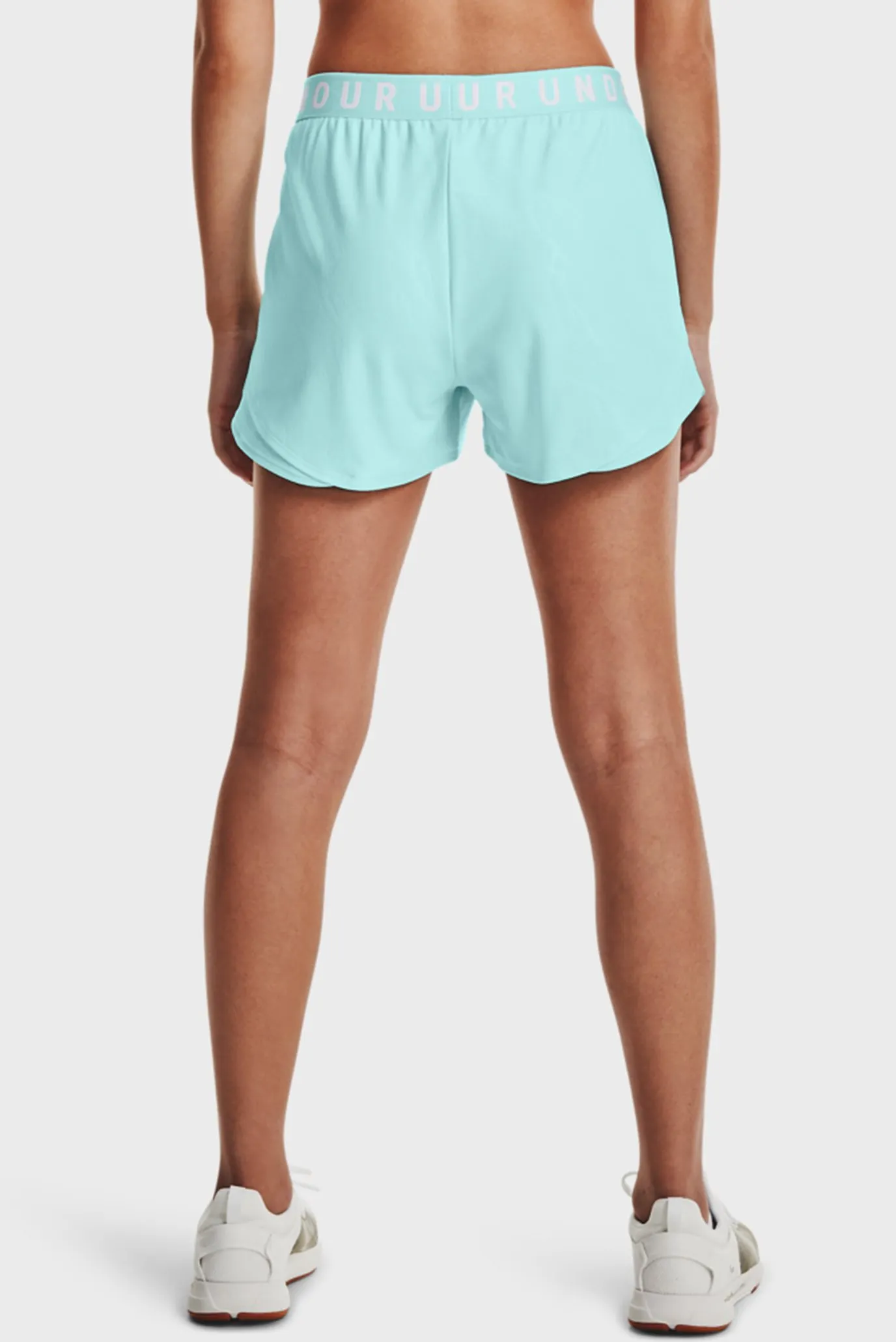 Женские мятные шорты Play Up Shorts Emboss 3.0 3