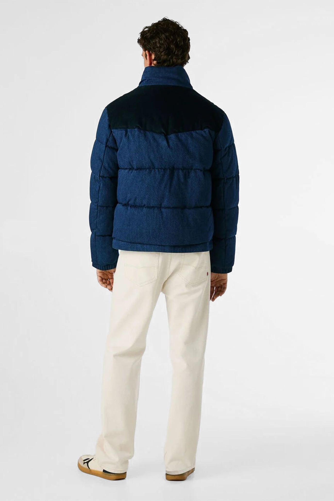 Куртка зимняя QUILTED DENIM PUFFER JACKET RINSE 4