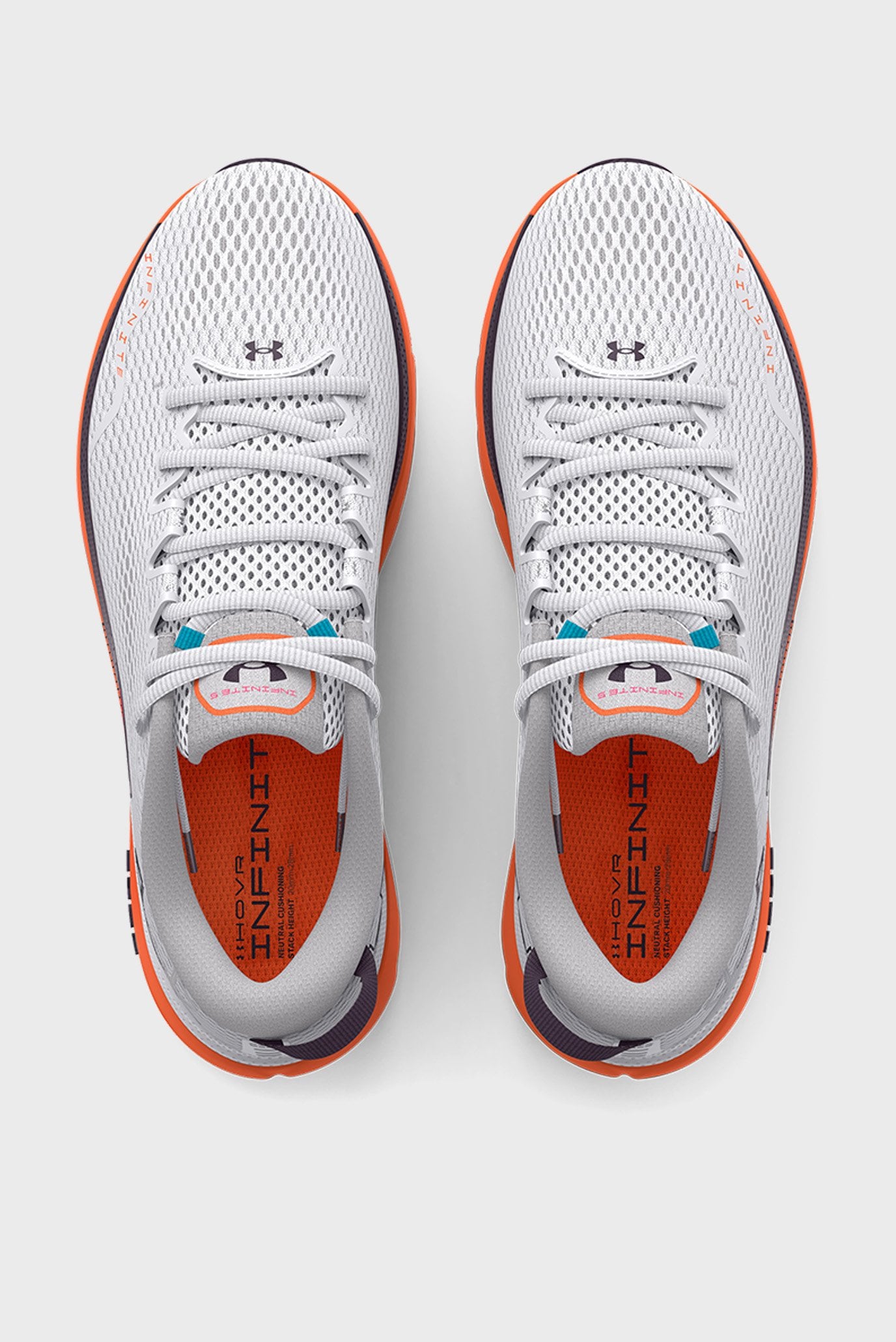 Мужские белые кроссовки UA HOVR Infinite 5 4