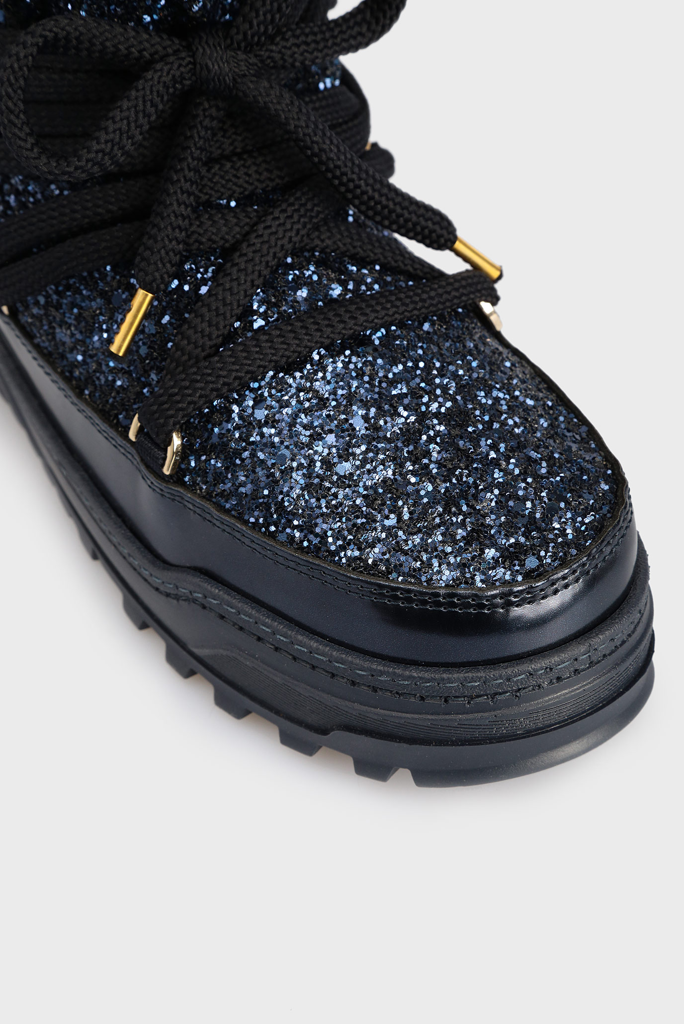 Женские синие сапоги 9