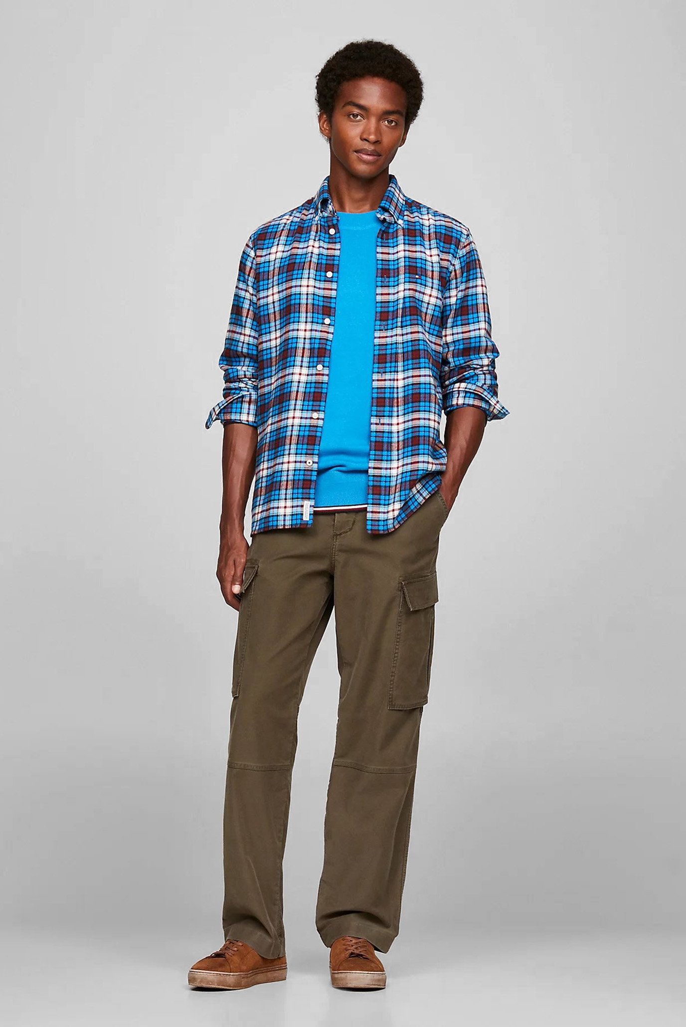 Рубашка BRUSHED TOMMY TARTAN SMALL SHIRT 2