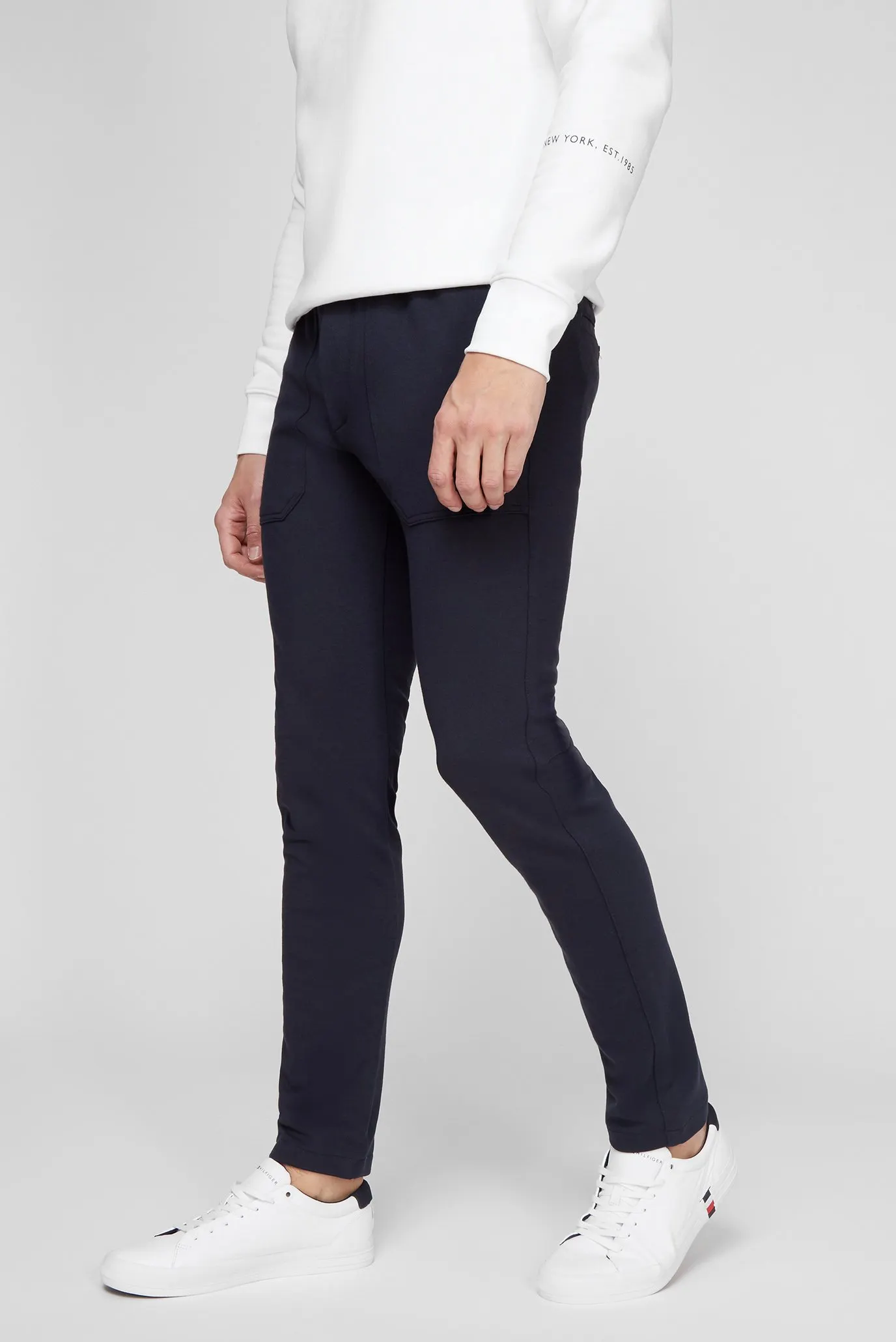 Мужские темно-синие брюки 3