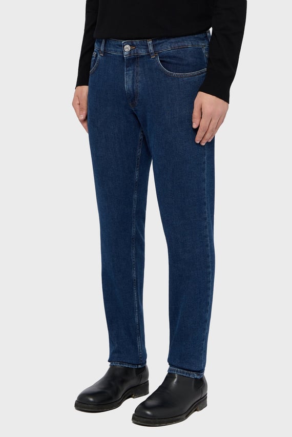 Джинсы MJ370D62 5 POCKET 370 CLOSE - BLUE DENIM SW Trussardi