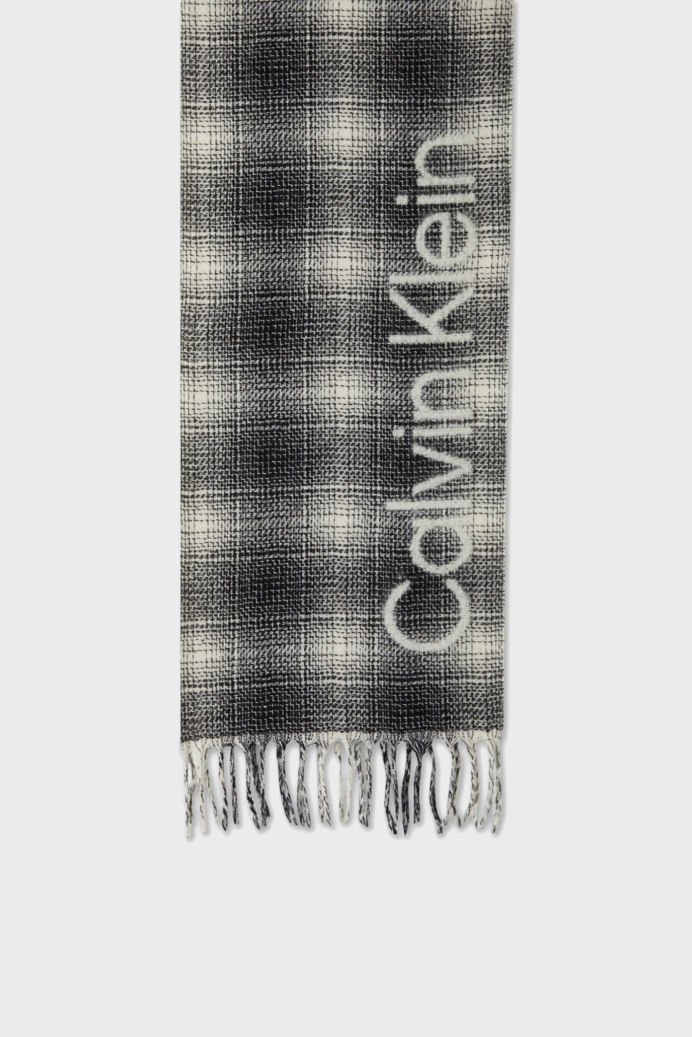 Шарф WOOL CHECK SCARF 30X180 1