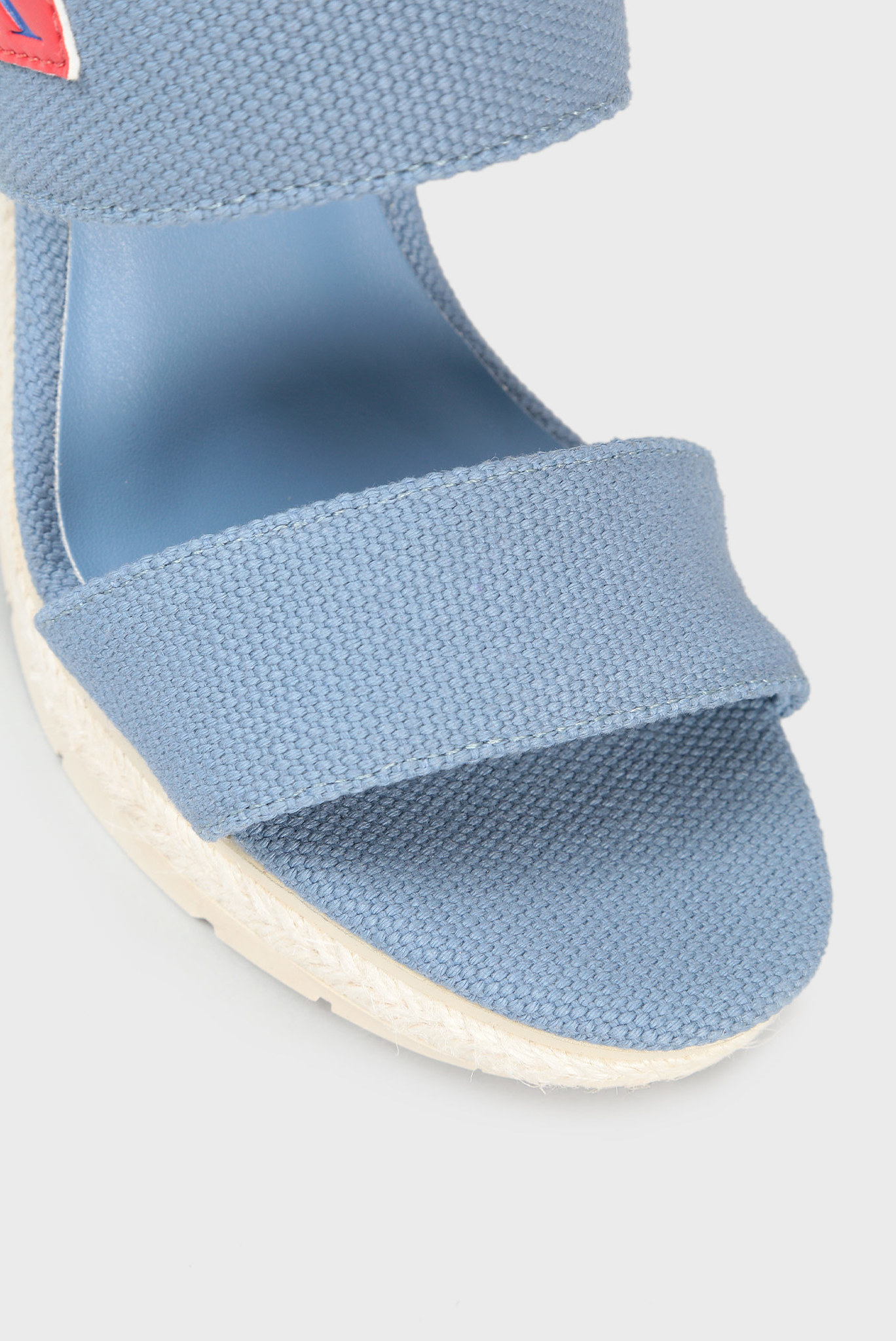 Женские голубые босоножки 4