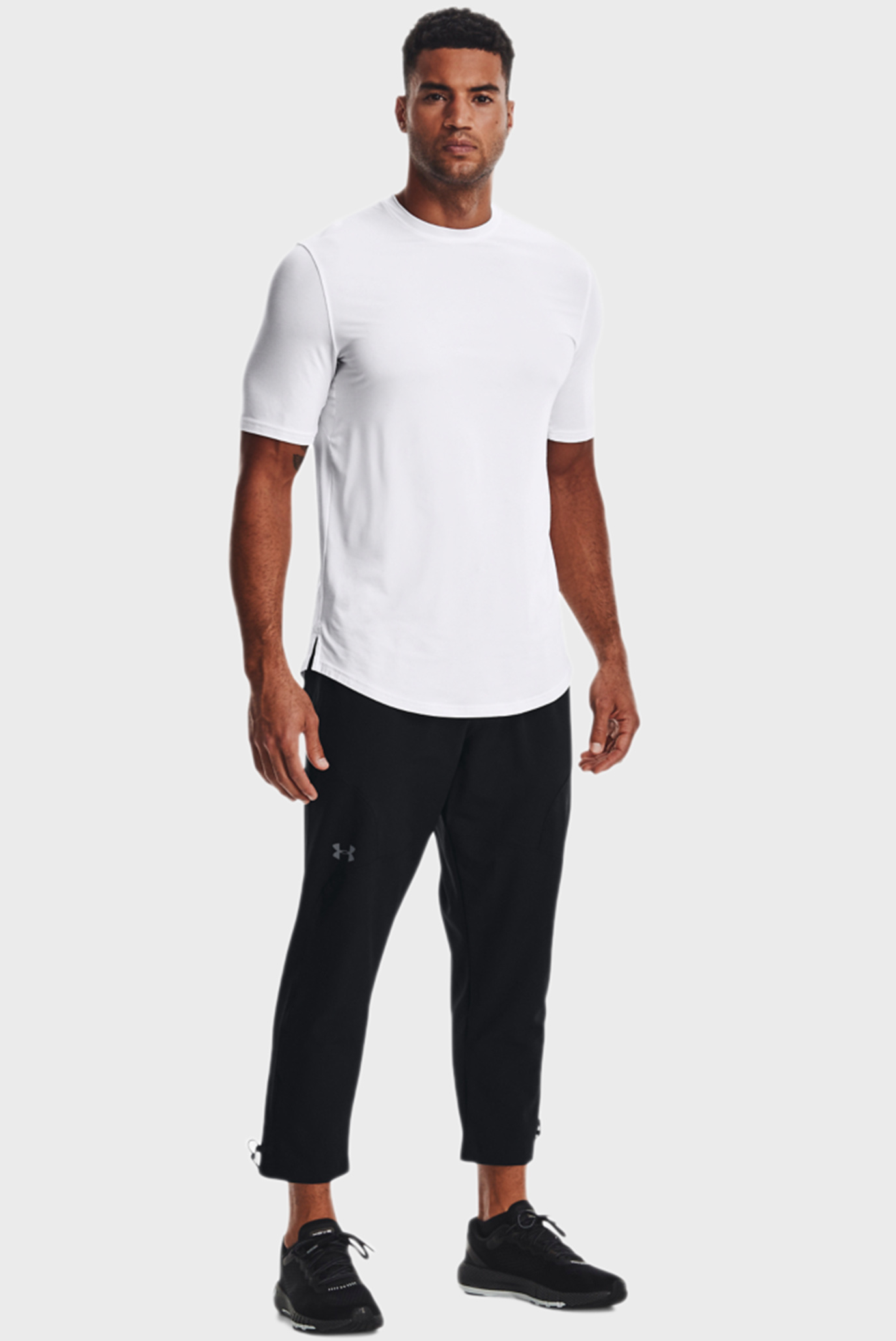 Мужские черные спортивные брюки UA Unstoppable Crop Pant 8