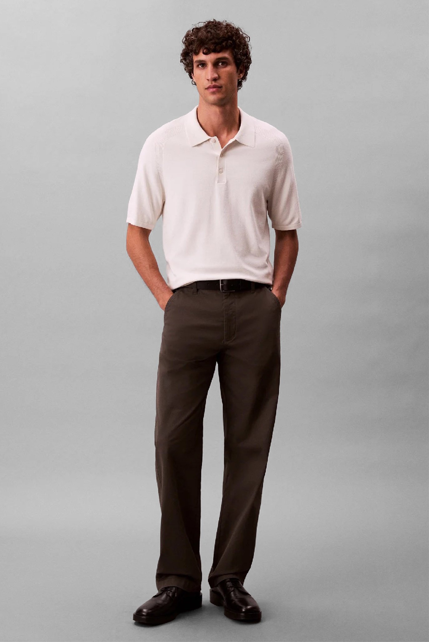 Свитер SS CK TECH KNIT SWEATER POLO 14G 1