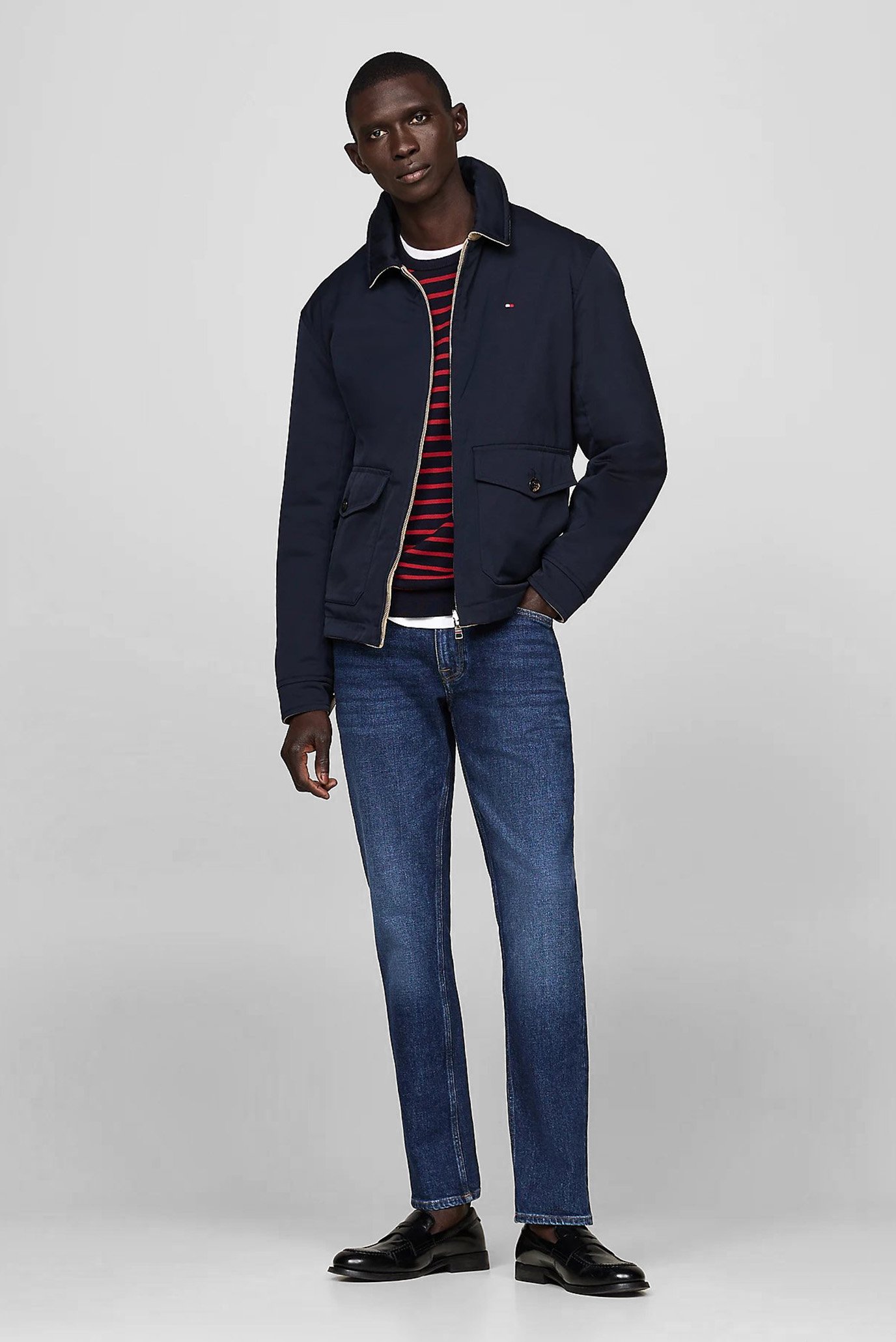 Мужские темно-синие джинсы STRAIGHT DENTON STR BAKER INDIGO 2