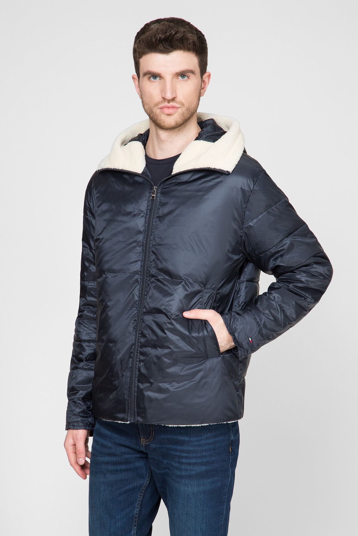 Мужская красная парка 2 в 1 FIELD 7