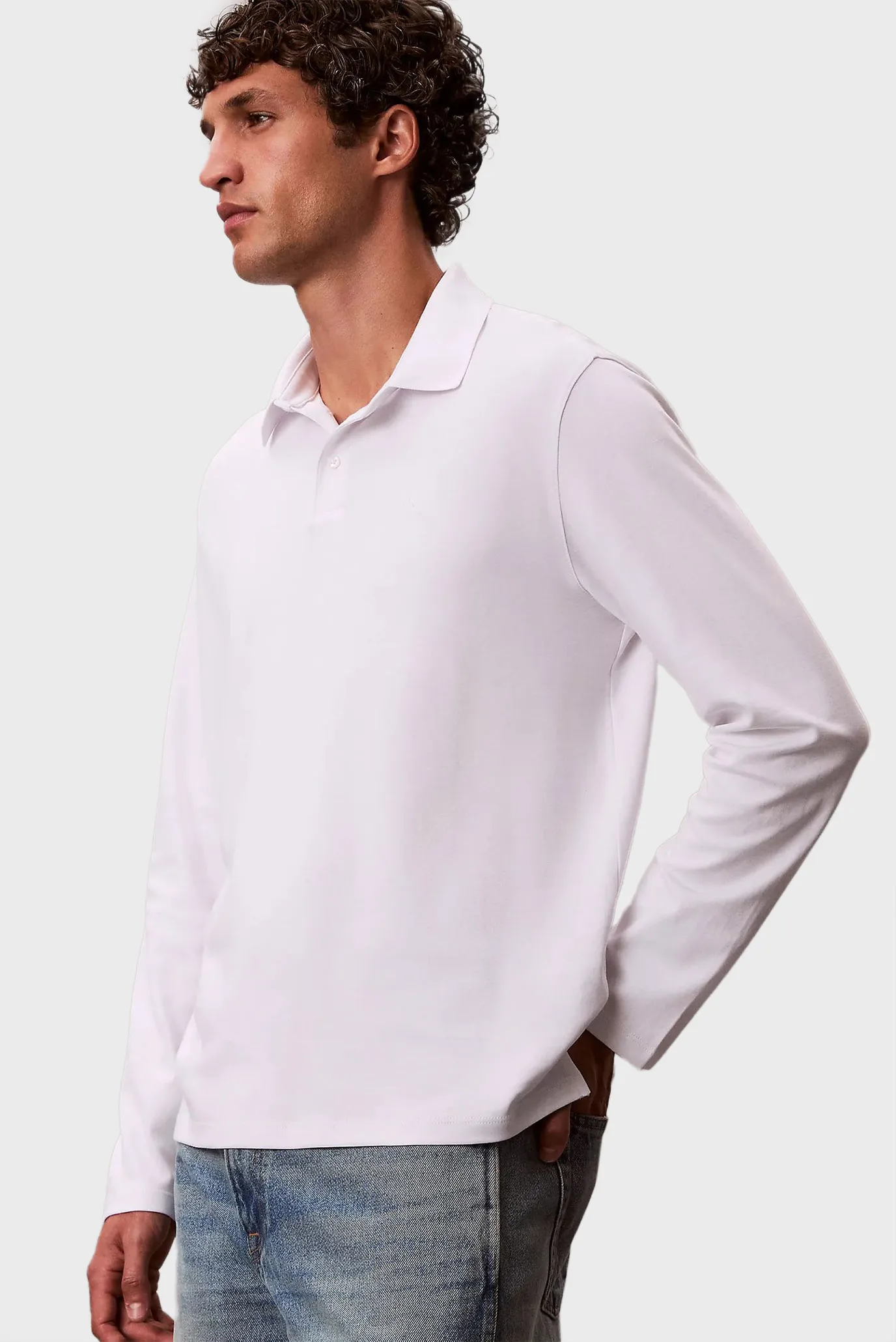 Поло с длинным рукавом LS SUPIMA COTTON SOLID POLO 3