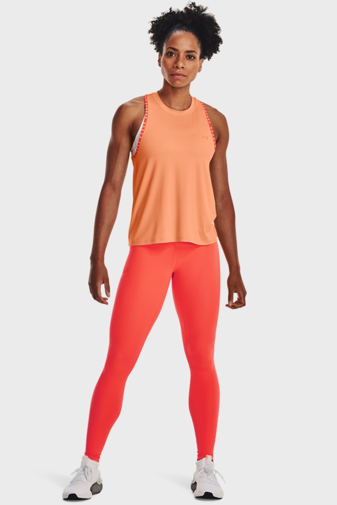 Женская персиковая майка Knockout Novelty Tank 2