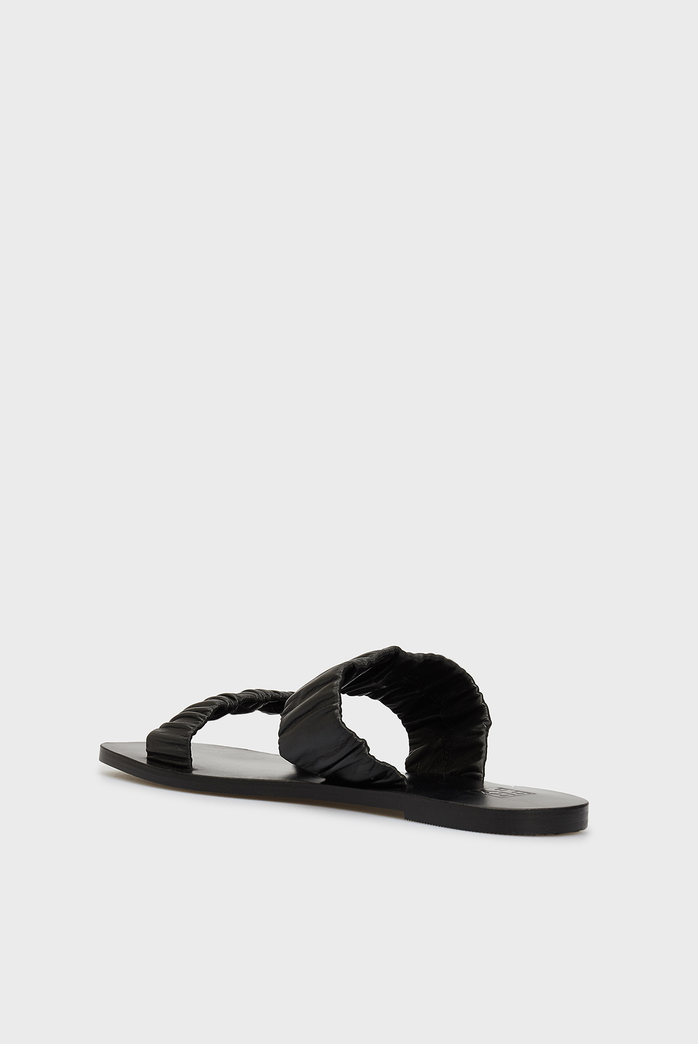 Женские черные кожаные слайдеры Noemi 9