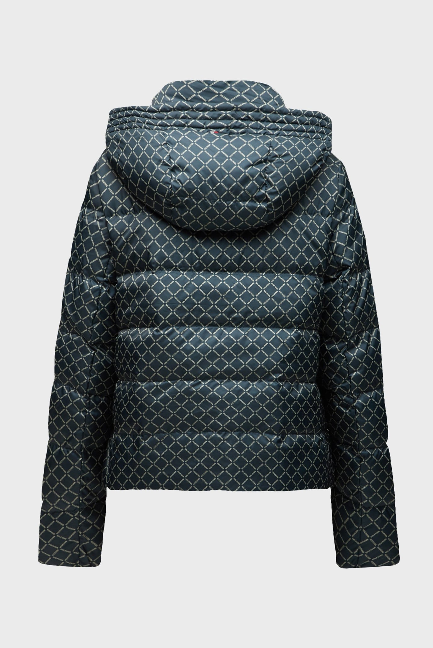 Женский темно-синий пуховик с узором W DOWN CASUAL AOP JACKET 2