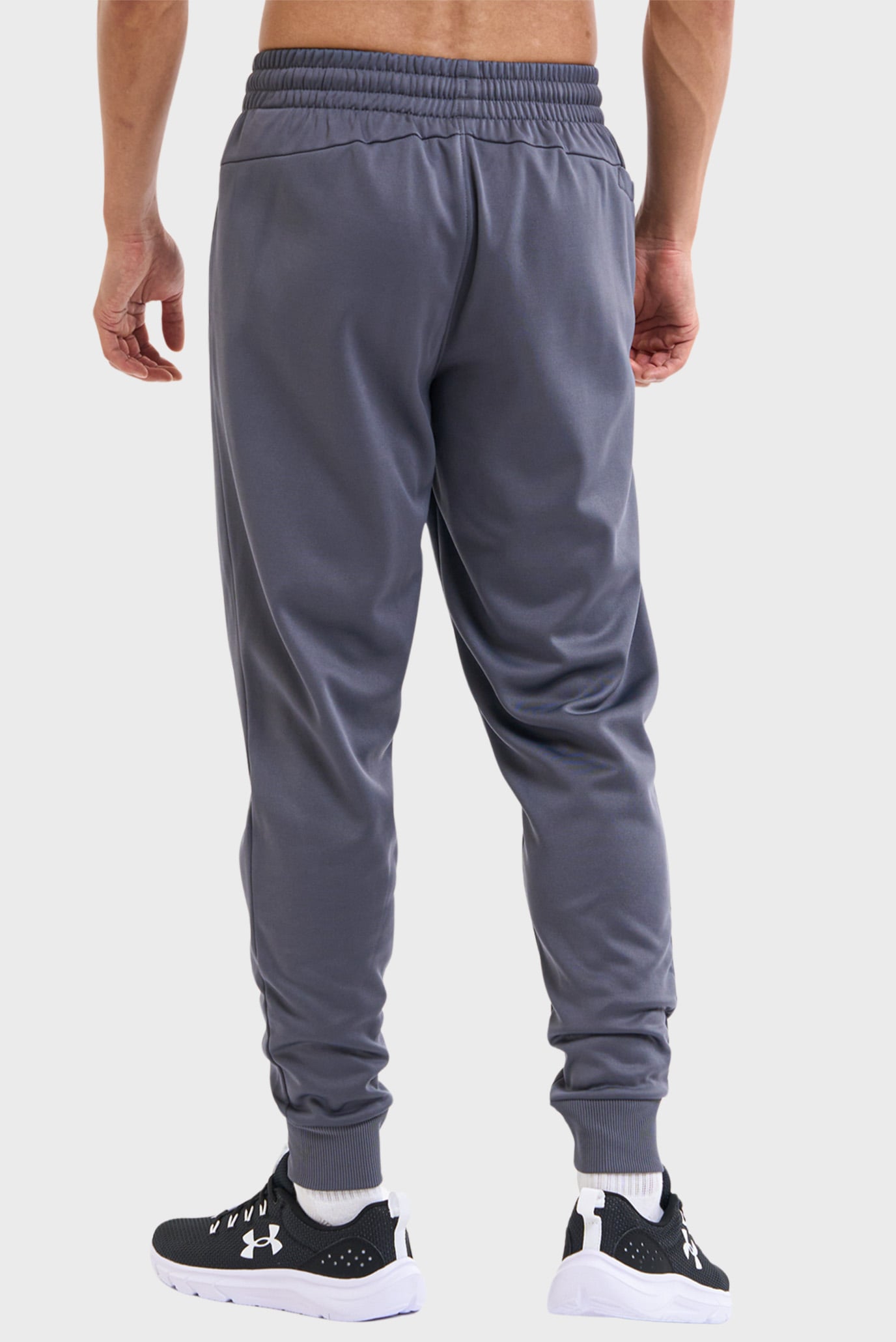 Мужские серые спортивные брюки UA Armour Fleece Joggers 4
