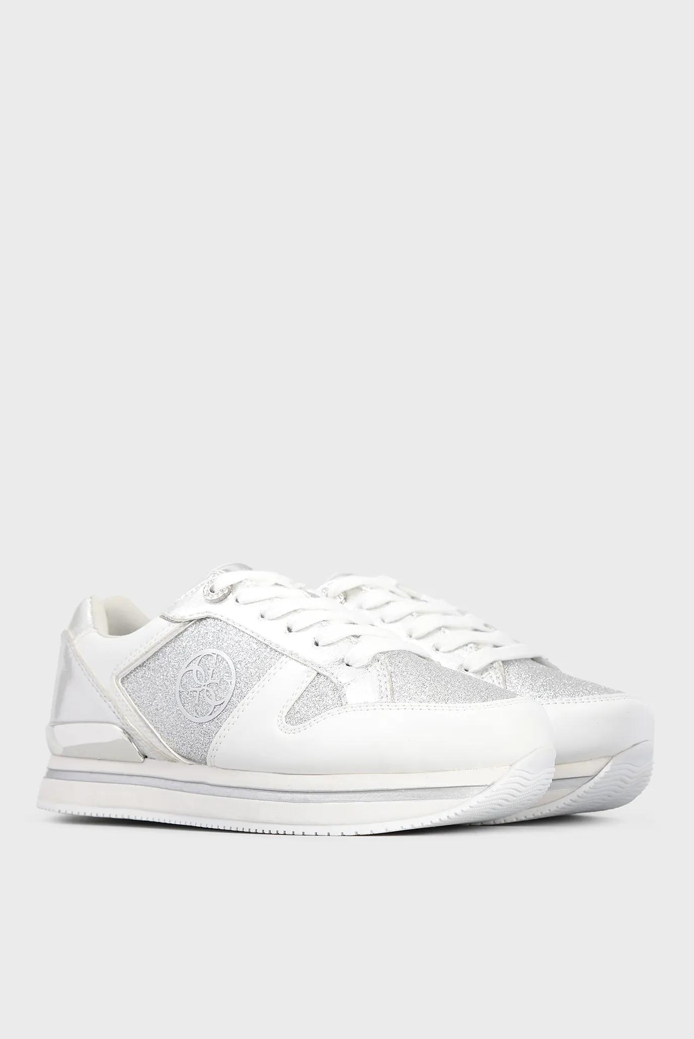 Женские серебристые кроссовки 7