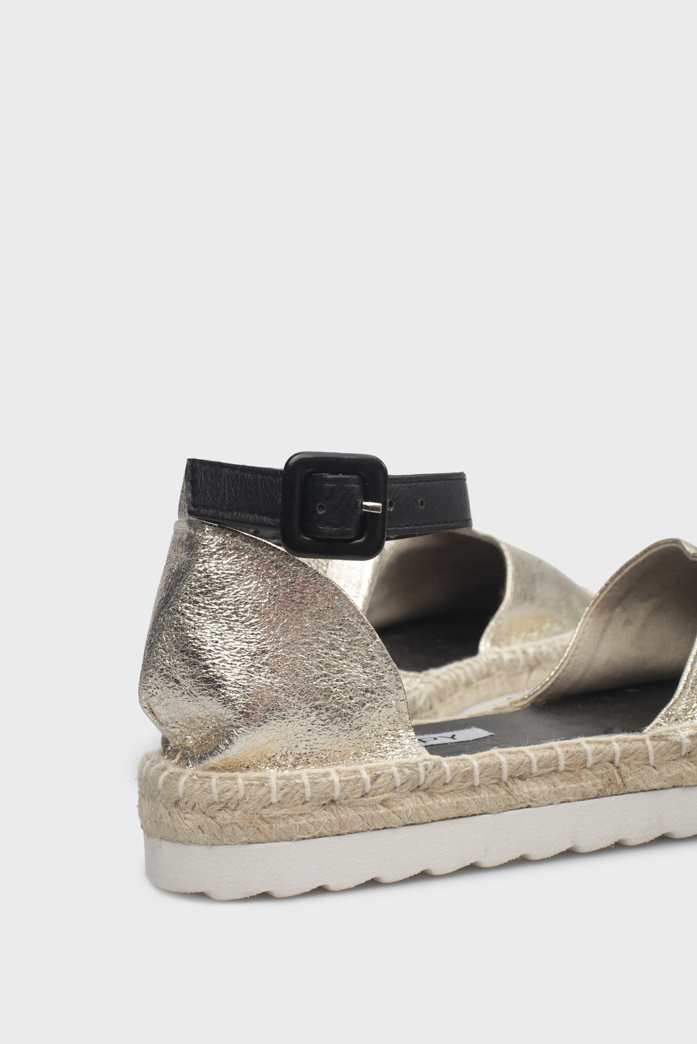 Женские золотистые эспадрильи 10
