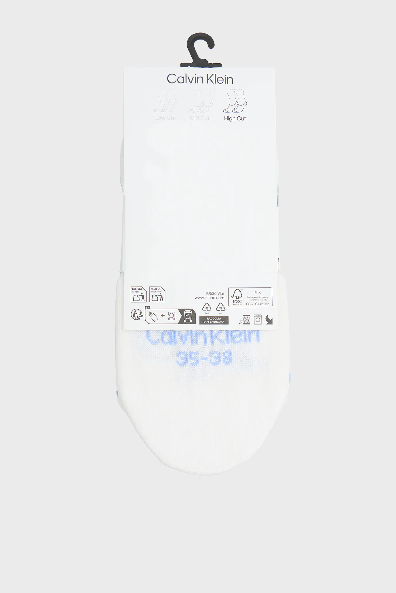 Следы CK WOMEN FOOTIE HC 2P STRUCTUR 3