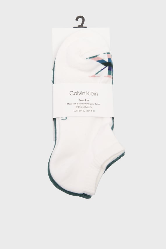 Носки CKJ MEN SNEAKER 2P MONOGRAM Calvin Klein Jeans
