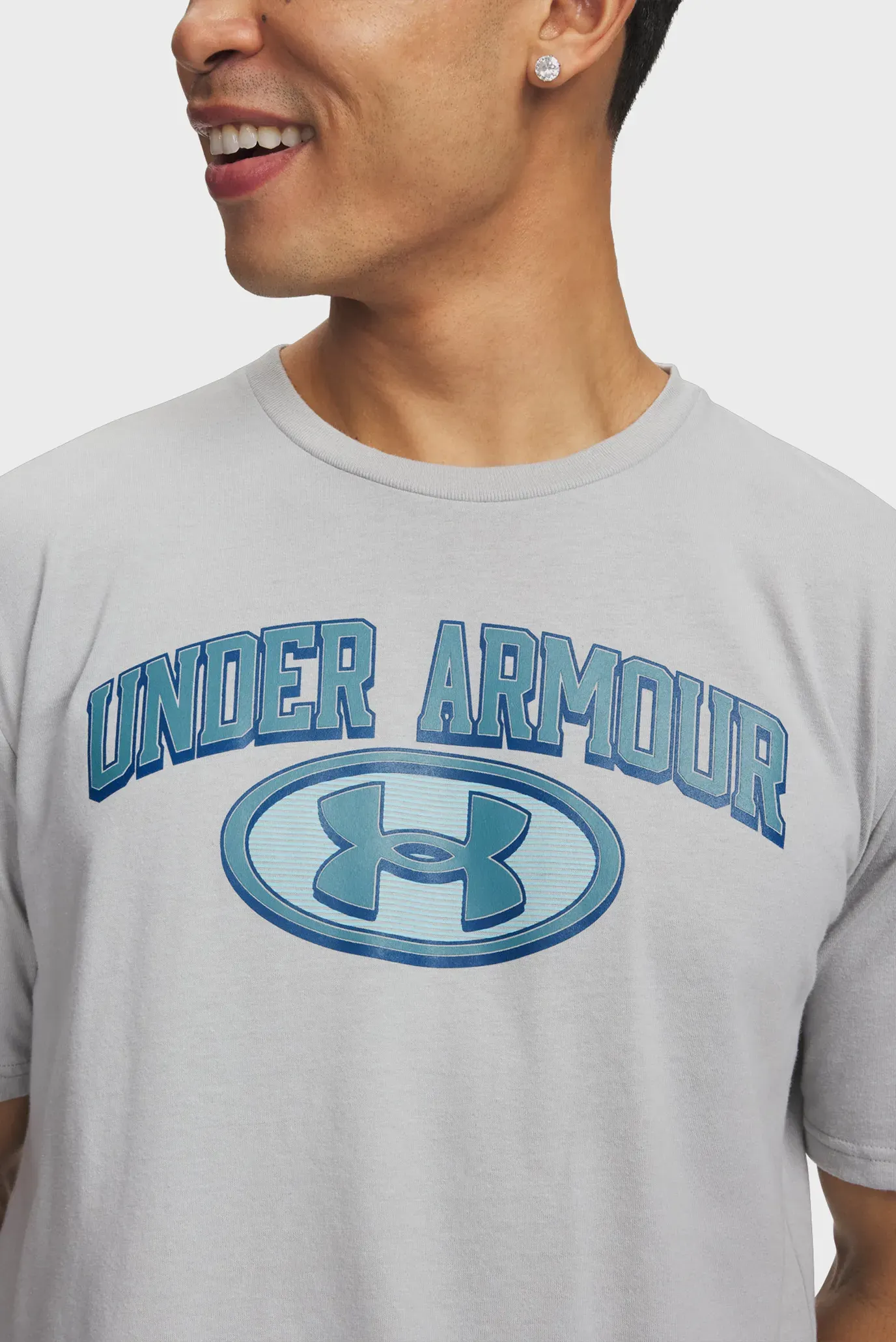 Футболка UA M WM Locker Tag SS-GRY 3