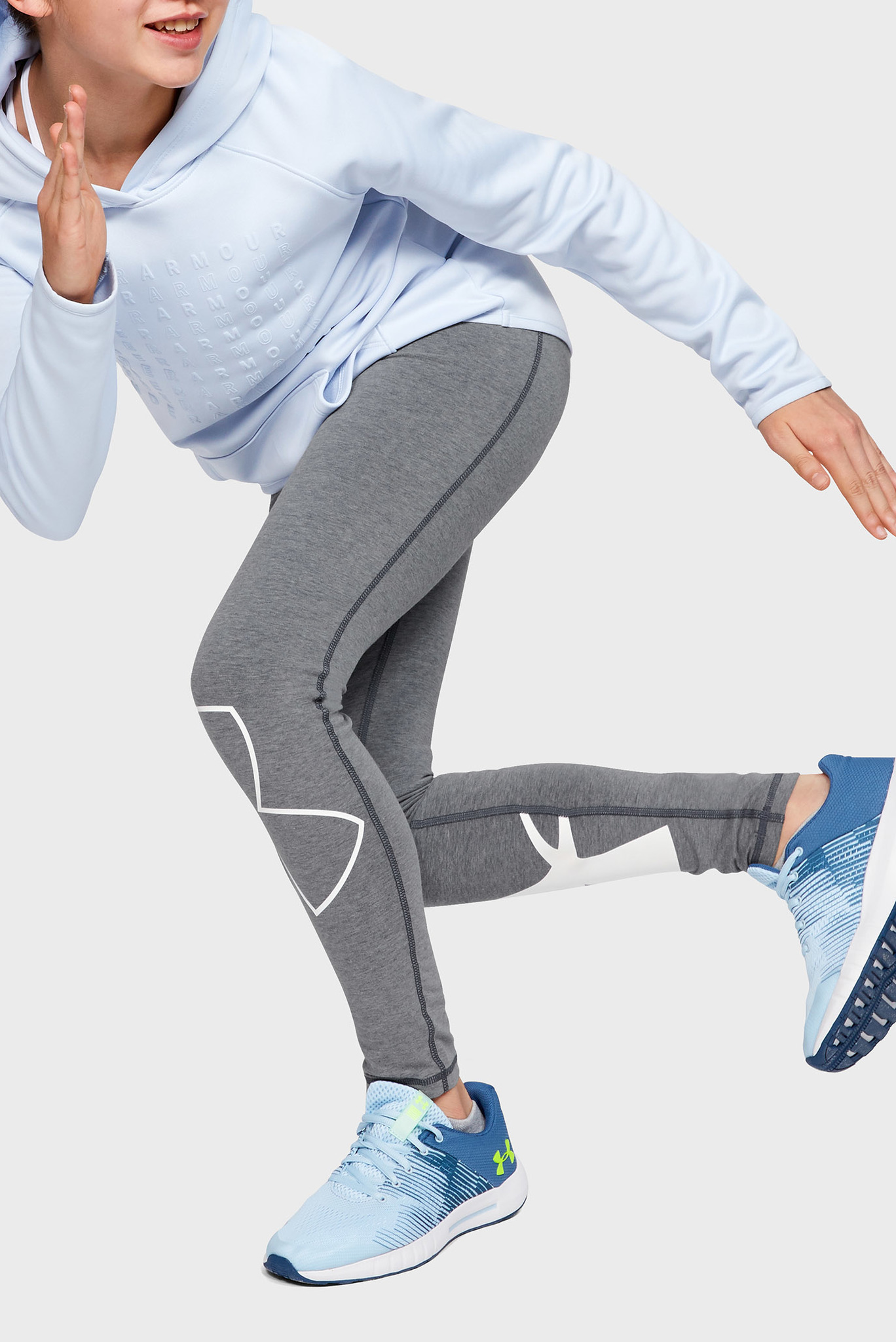 Детские серые тайтсы Finale Legging 3