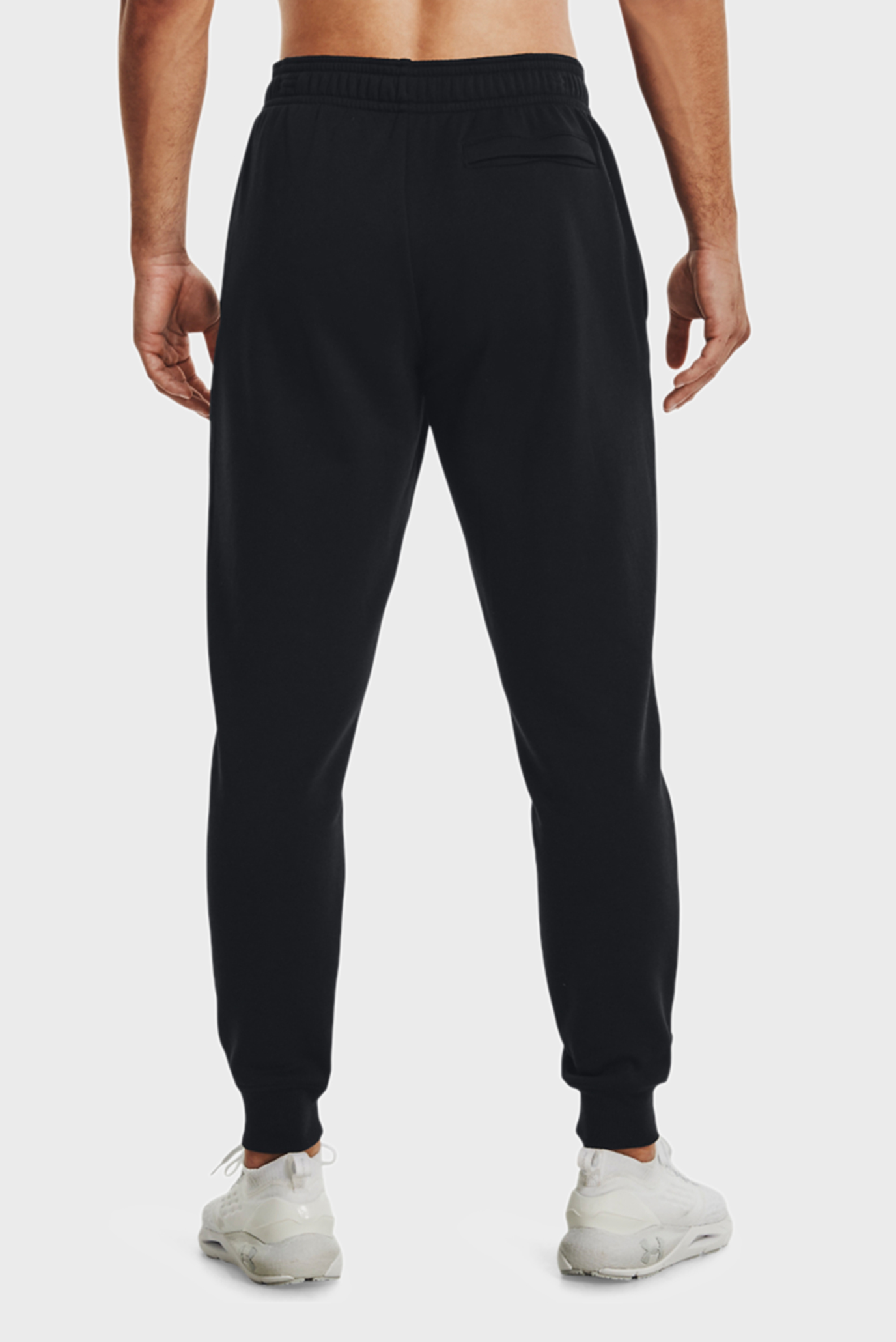 Мужские черные спортивные брюки UA RIVAL FLC GRAPHIC JOGGER 9