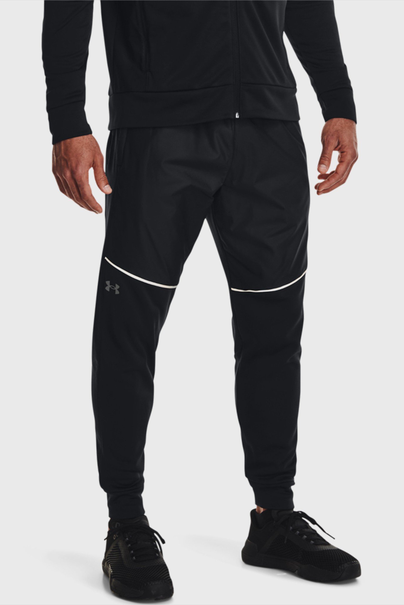 Мужские черные спортивные брюки UA AF Storm Pants 1