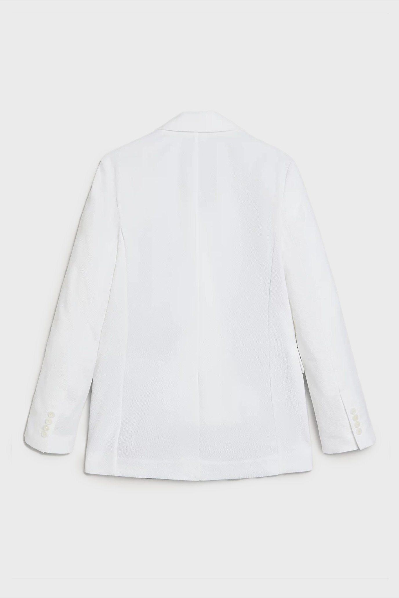Женский белый жакет THC CC PIQUE DB 3