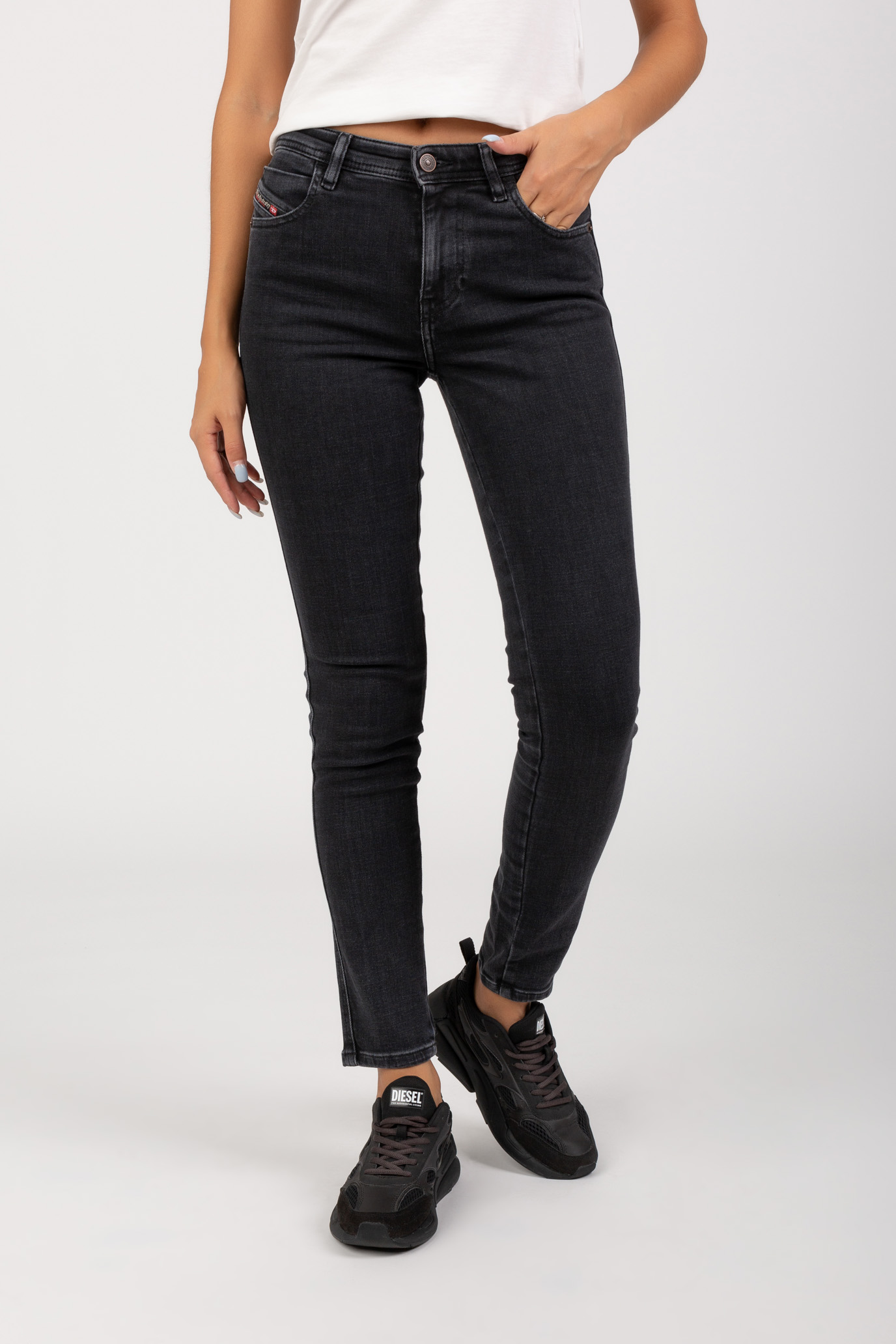 Женские черные джинсы 2015 BABHILA 1