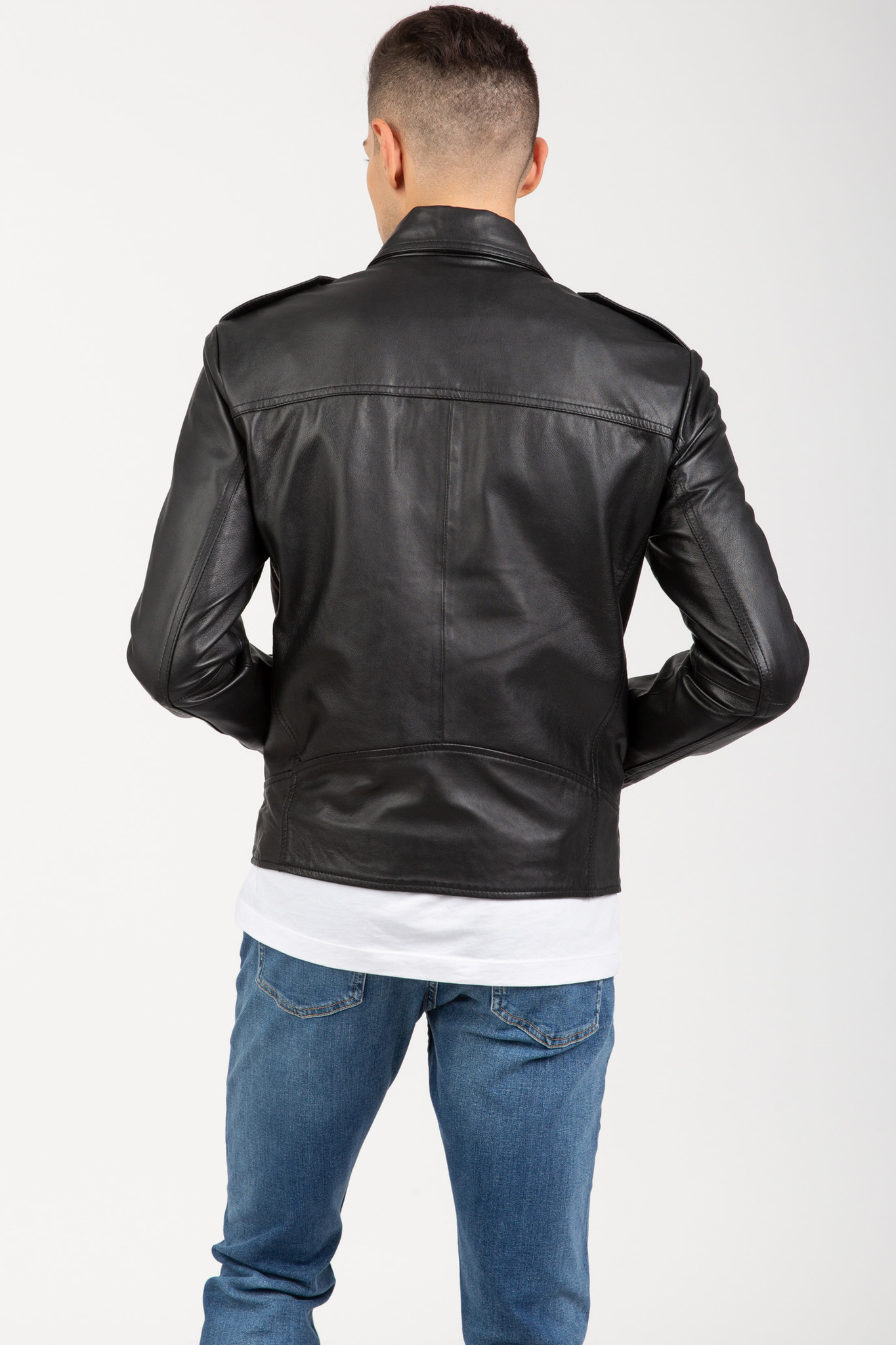 BIKER LEATHER JACKET Calvin Klein Jeans J30J318222 FR Group