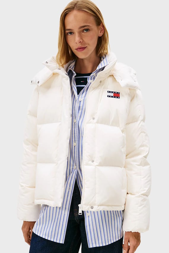 Куртка зимняя TJW ALASKA GRID DOWN JACKET EXT Tommy Jeans