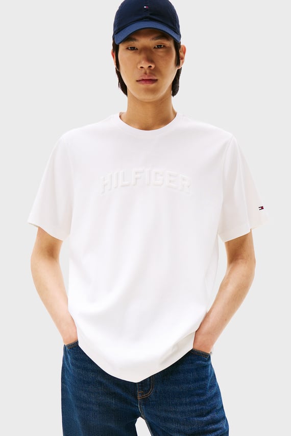 Футболка/HILFIGER ARCH EMBOSSED TEE