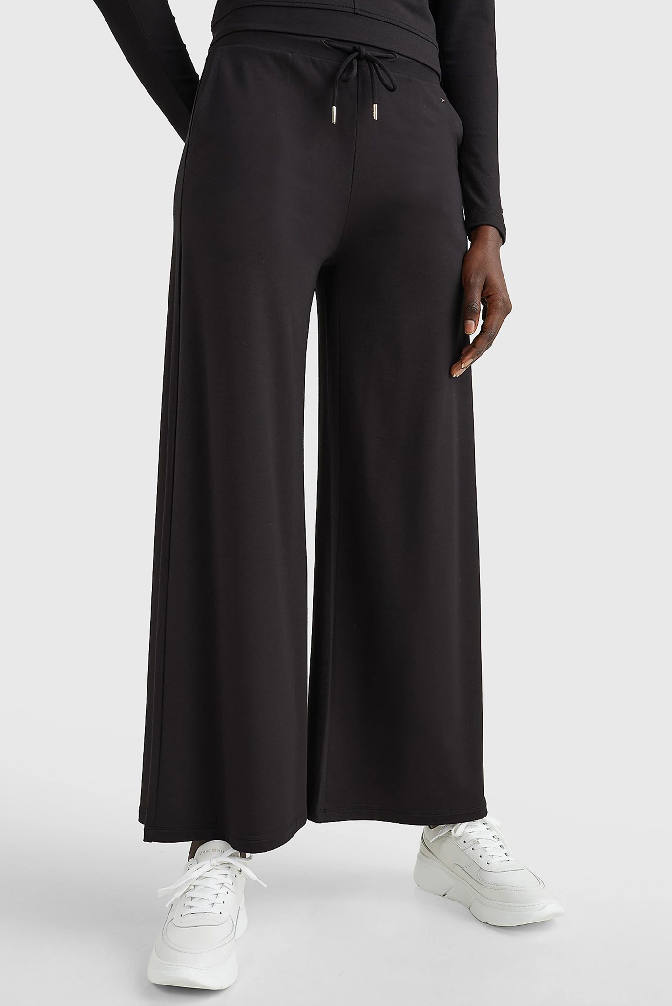 Штаны спортивные WIDE LEG KNIT VISCOSE PANTSTommy Hilfiger Штаны спортивные WIDE LEG KNIT VISCOSE PANTS 6
