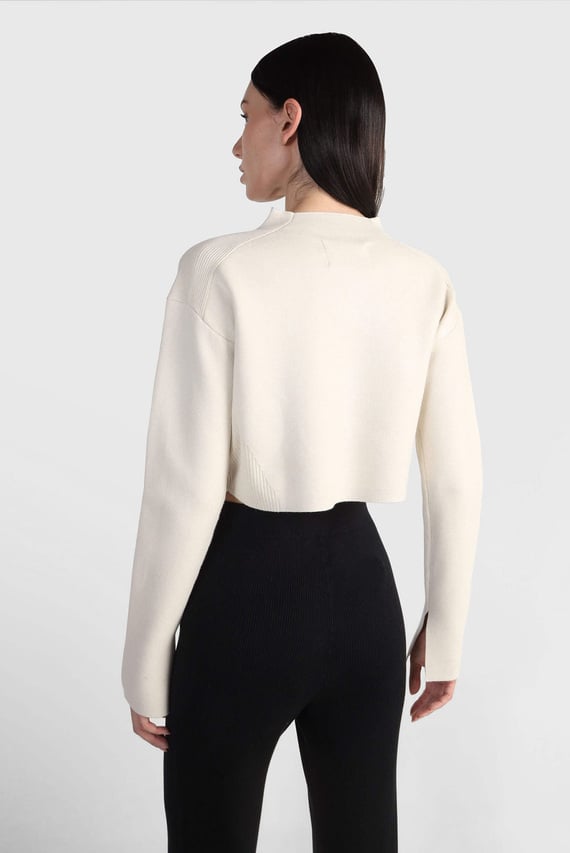 Свитер TAB BOXY CROPPED SWEATER
