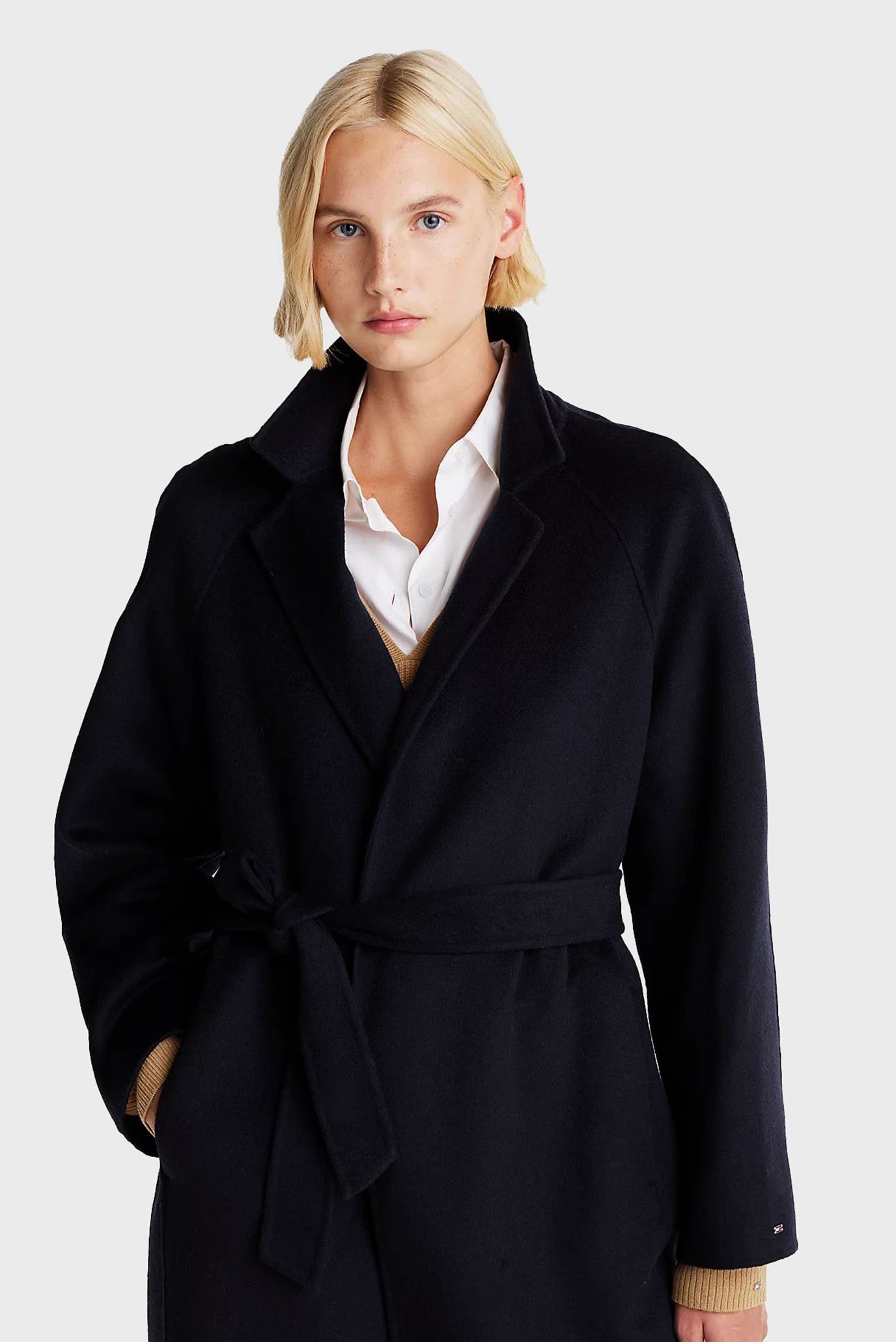 Пальто REG DF WOOL BELTED COAT 3