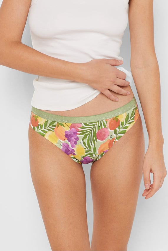 Менструальные трусики для цикла средней обильности AYA - SLIP FM Etam