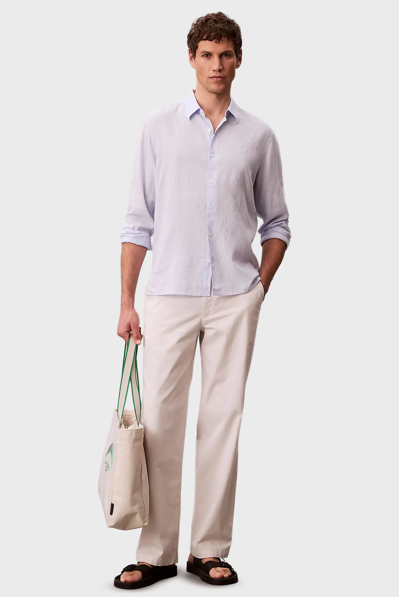 Рубашка LS SOLID LINEN CLASSIC SHIRT 2