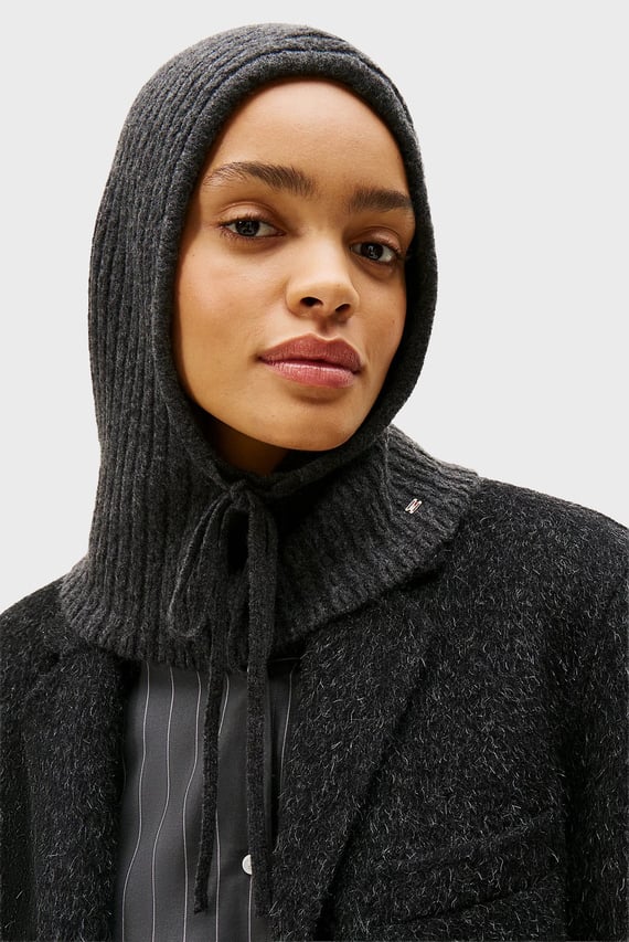 Шапка TH CABLE ENAMEL FLAG BALACLAVA