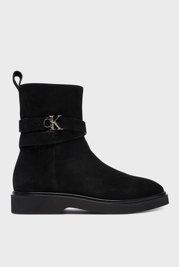 Ботинки ANKLE BOOT W  METAL LOGO SUE Calvin Klein