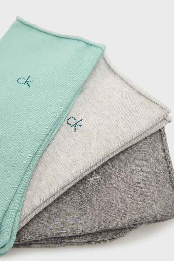 Носки CK WOMEN SOCK 3P ROLLTOP Носки CK WOMEN SOCK 3P ROLLTOP