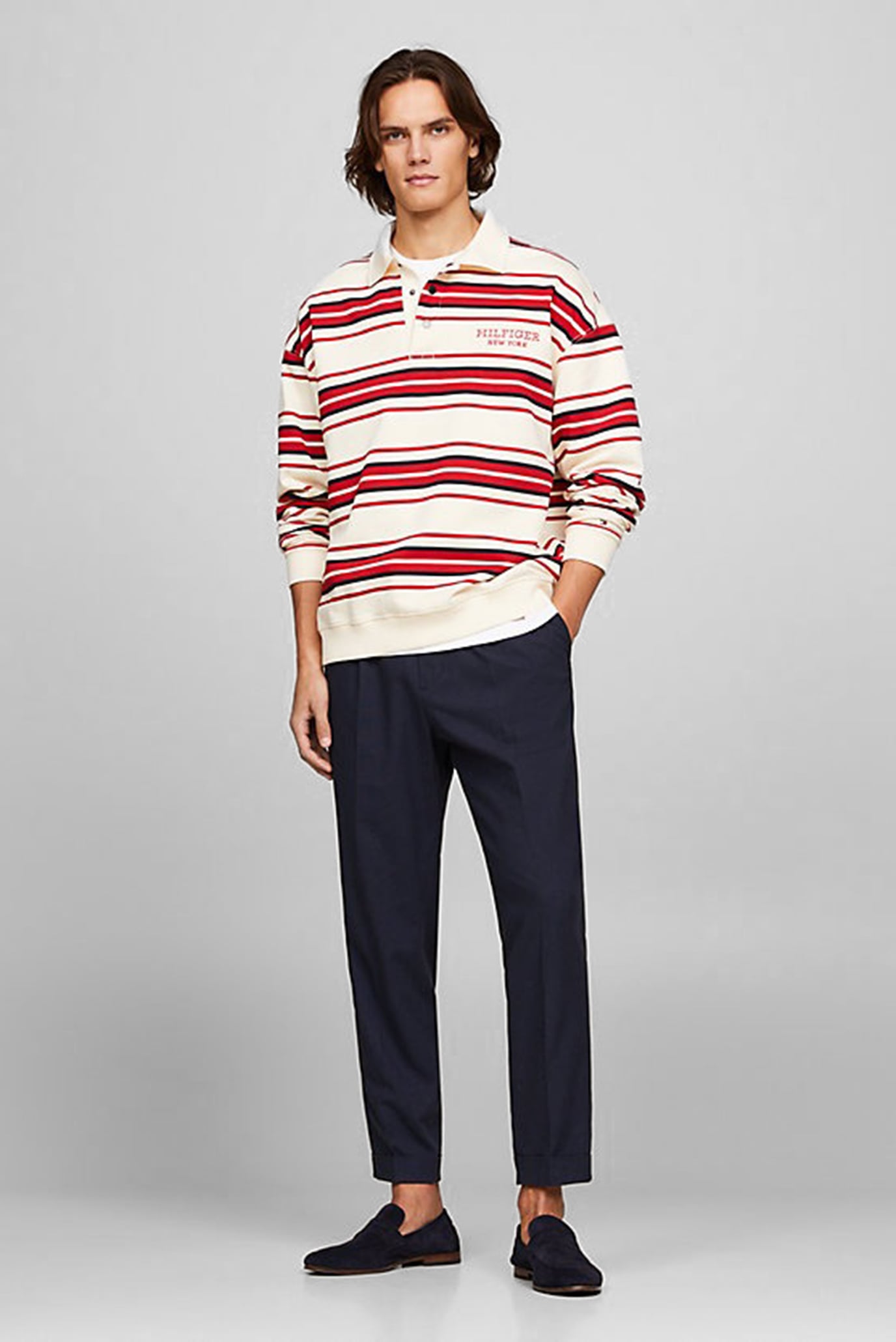 Поло с длинным рукавом MONOTYPE STRIPE RUGBY 2