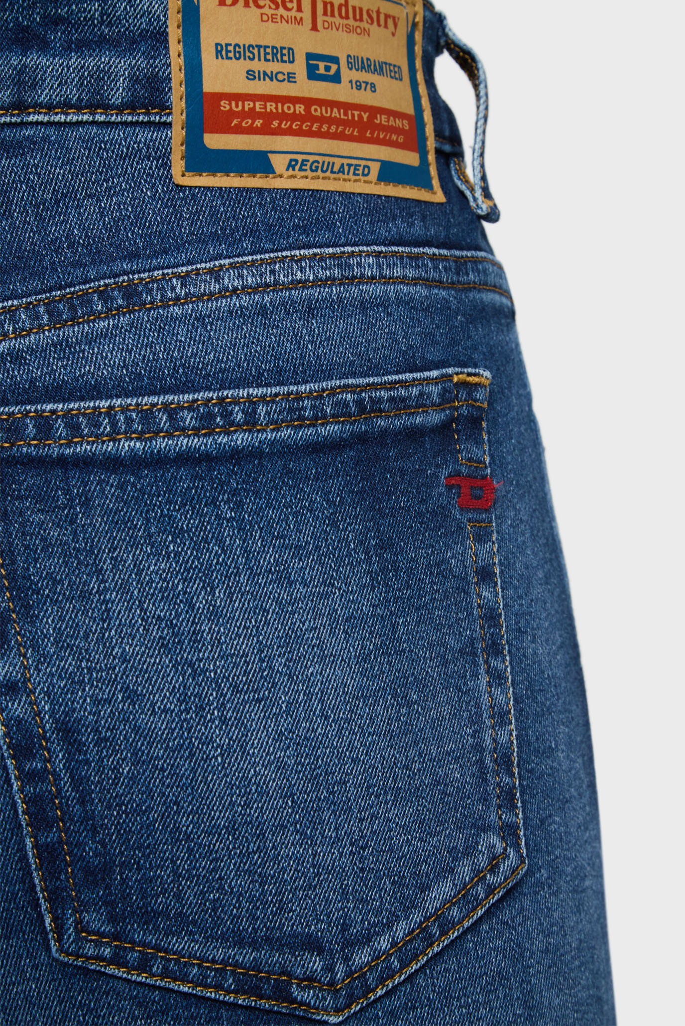 Женские темно-синие джинсы 1989 D-MINE L.32 3