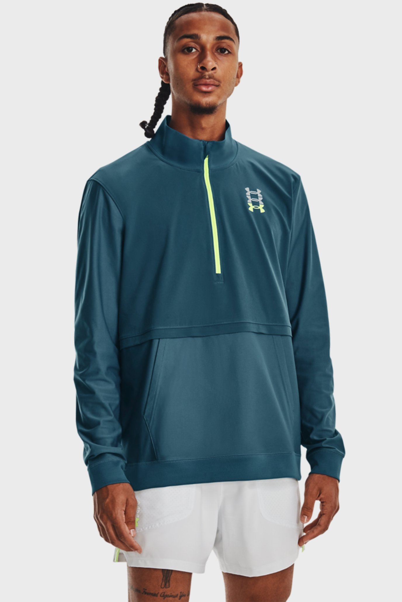 Мужской синий анорак UA RUN ANYWHERE PULLOVER 10