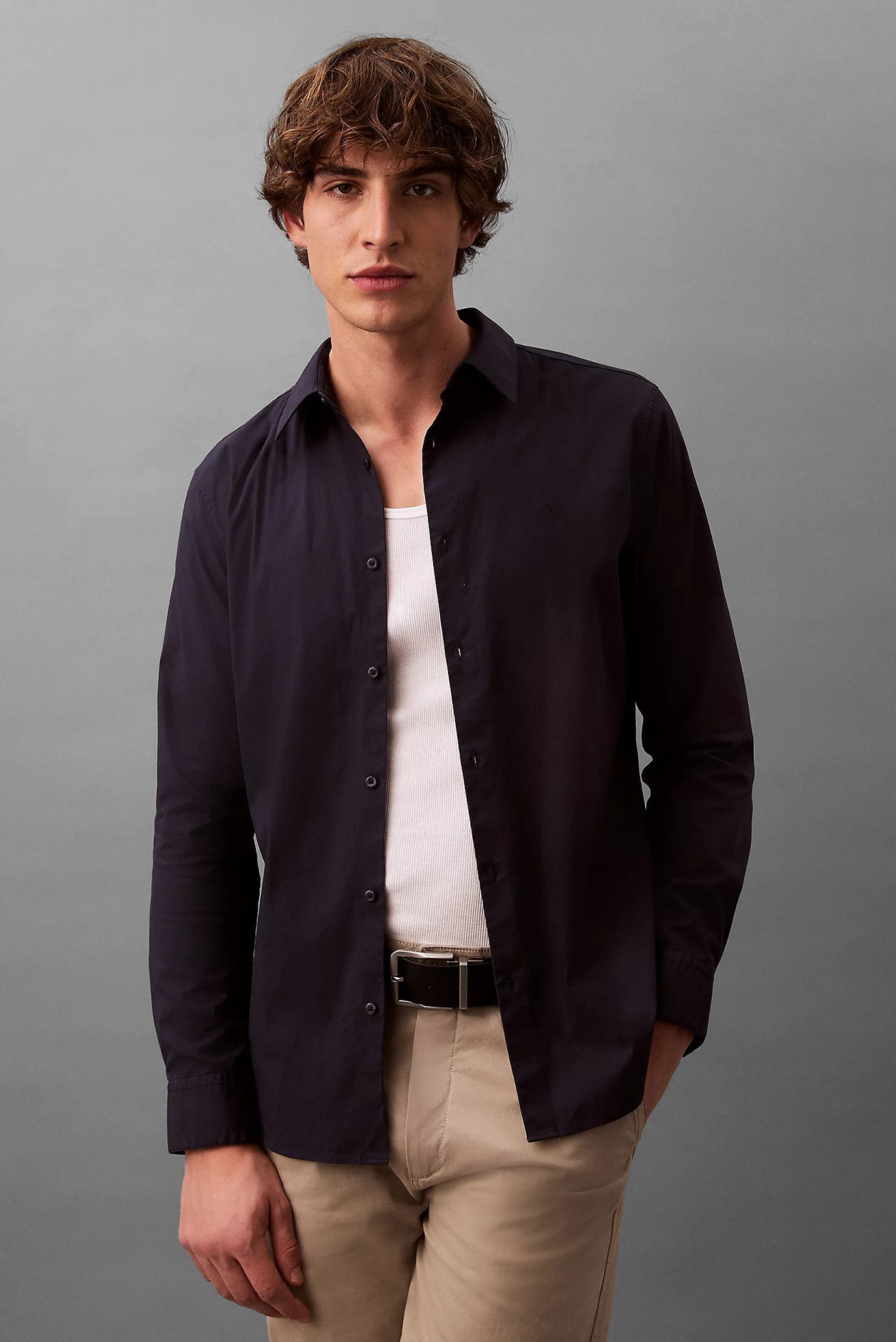Рубашка LS SOLID STRETCH SLIM SHIRT 1