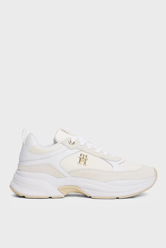 Женские белые кроссовки TH CHUNKY FEMININE RUNNER