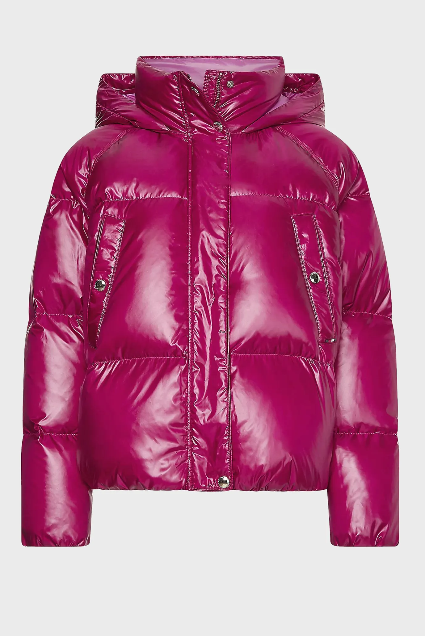 Женский малиновый пуховик POP COLOUR 12